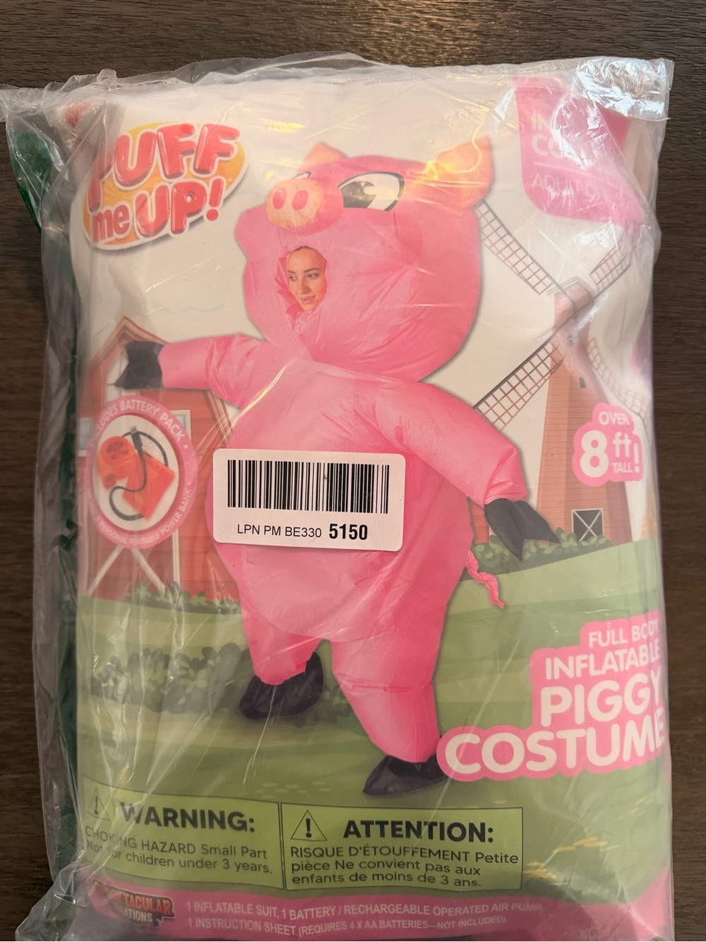 Adult Inflatable Pig Halloween Costume